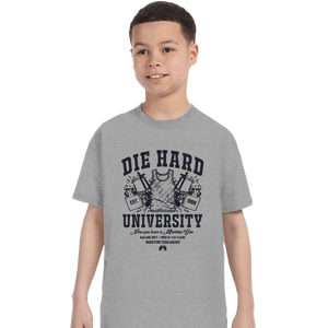 Daily_Deal_Shirts T-Shirts, Youth / XS / Sports Grey Die Hard University