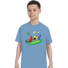 Load image into Gallery viewer, Shirts T-Shirts, Youth / XS / Powder Blue Pikmin Who
