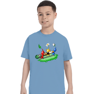 Shirts T-Shirts, Youth / XS / Powder Blue Pikmin Who