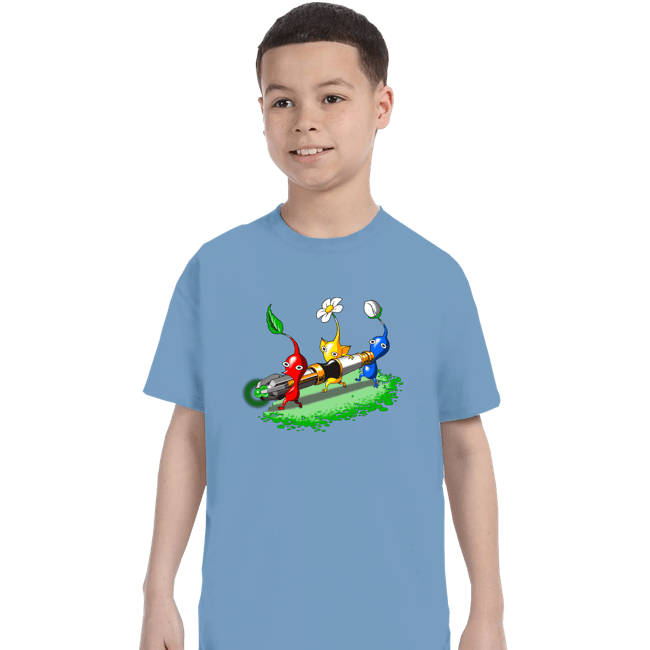 Shirts T-Shirts, Youth / XS / Powder Blue Pikmin Who