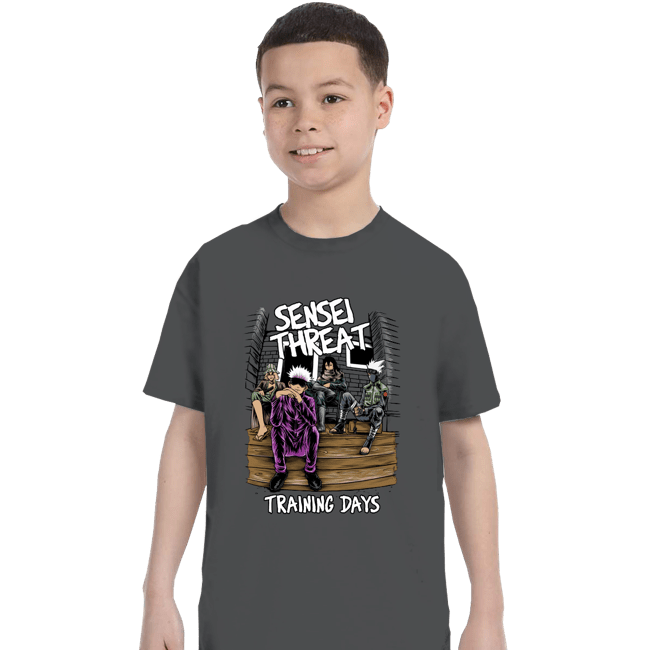 Secret_Shirts T-Shirts, Youth / XS / Charcoal Sensei Threat