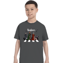 Load image into Gallery viewer, Daily_Deal_Shirts T-Shirts, Youth / XS / Charcoal The Vampires Road

