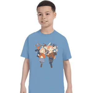 Daily_Deal_Shirts T-Shirts, Youth / XS / Powder Blue Chibi Village