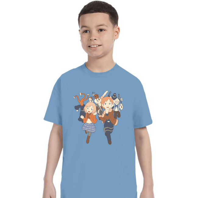 Daily_Deal_Shirts T-Shirts, Youth / XS / Powder Blue Chibi Village