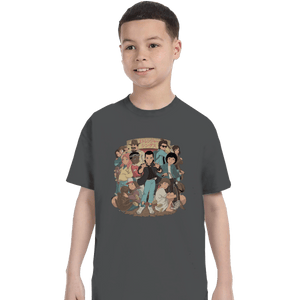 Shirts T-Shirts, Youth / XL / Charcoal Stranger Anime