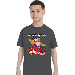 Shirts T-Shirts, Youth / XS / Charcoal Evil Neighbor