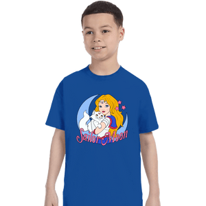 Secret_Shirts T-Shirts, Youth / XS / Royal Blue USA Sailor Moon