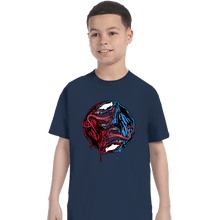 Load image into Gallery viewer, Daily_Deal_Shirts T-Shirts, Youth / XS / Navy Symbiopposites
