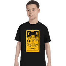 Load image into Gallery viewer, Shirts T-Shirts, Youth / XS / Black Robo Tarot Card
