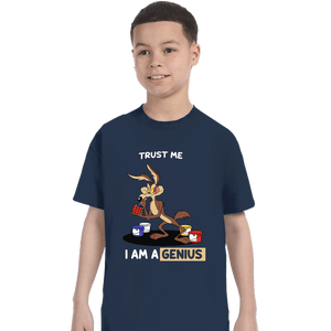 Shirts T-Shirts, Youth / XS / Navy Trust Me I Am A Genius