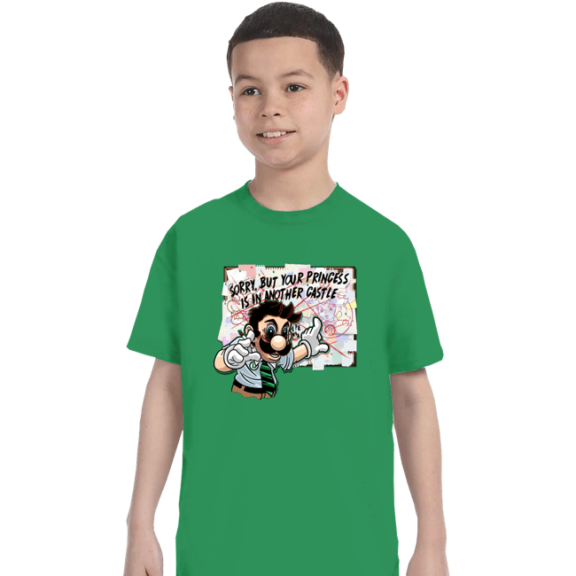 Secret_Shirts T-Shirts, Youth / XS / Irish Green Pepe Luigi!