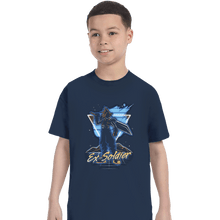 Load image into Gallery viewer, Shirts T-Shirts, Youth / XS / Navy Retro Ex-Soldier
