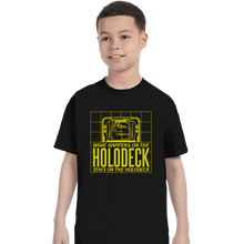 Load image into Gallery viewer, Secret_Shirts T-Shirts, Youth / XS / Black What Happens On The Holodeck
