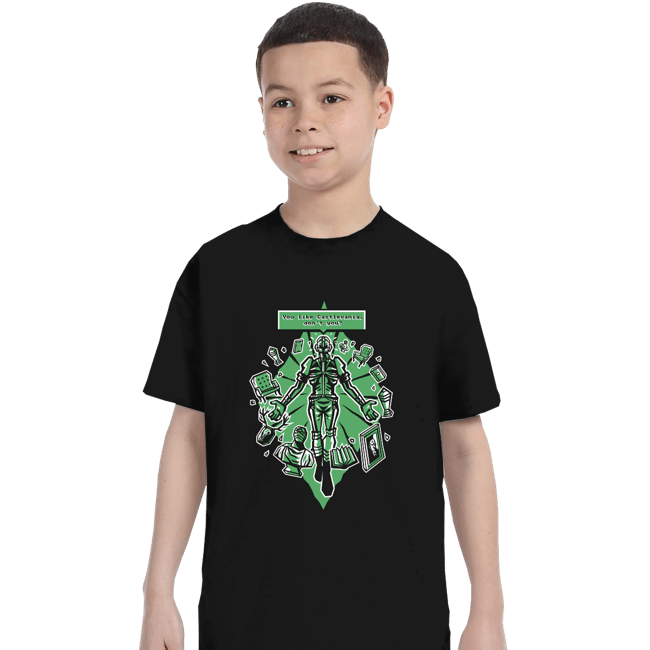 Daily_Deal_Shirts T-Shirts, Youth / XS / Black I Can Read You