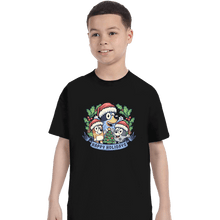Load image into Gallery viewer, Daily_Deal_Shirts T-Shirts, Youth / XS / Black Bluey Holidays
