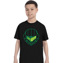 Load image into Gallery viewer, Secret_Shirts T-Shirts, Youth / XS / Black Metroid Face
