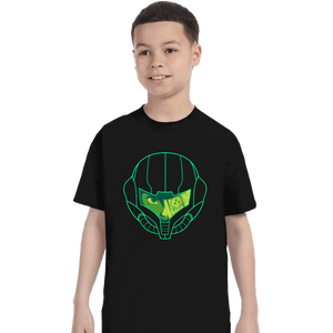 Secret_Shirts T-Shirts, Youth / XS / Black Metroid Face