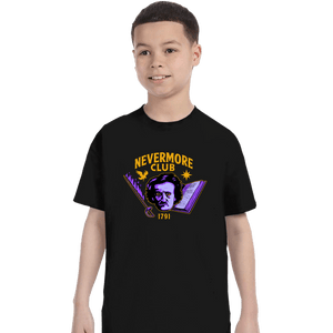 Secret_Shirts T-Shirts, Youth / XS / Black Nevermore Club
