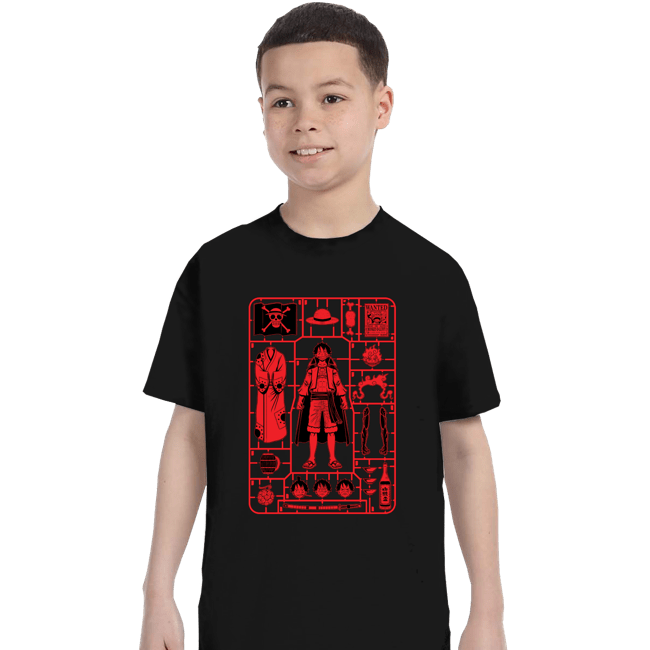 Daily_Deal_Shirts T-Shirts, Youth / XS / Black Luffy Model Sprue