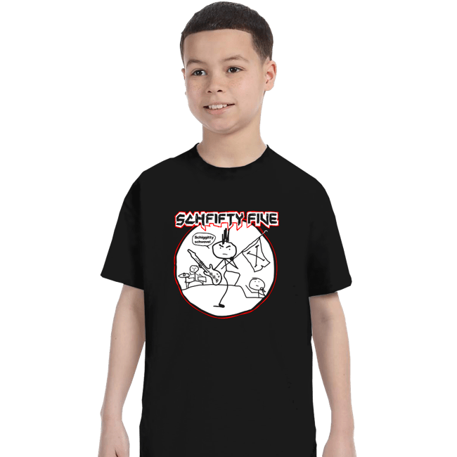 Shirts T-Shirts, Youth / XS / Black Schfifty Five