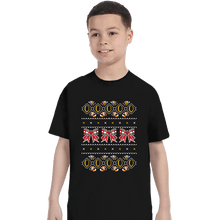 Load image into Gallery viewer, Shirts T-Shirts, Youth / XS / Black 5 Gold Rings
