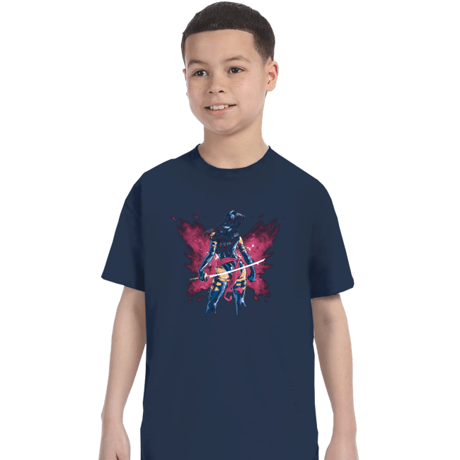 Shirts T-Shirts, Youth / XS / Navy Mental Butterfly