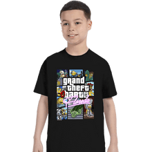 Load image into Gallery viewer, Daily_Deal_Shirts T-Shirts, Youth / XS / Black Grand Theft Floreda
