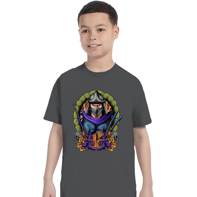Daily_Deal_Shirts T-Shirts, Youth / XS / Charcoal Shredder Crest