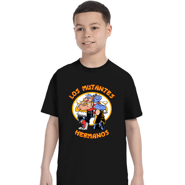 Daily_Deal_Shirts T-Shirts, Youth / XS / Black Los Mutantes Hermanos