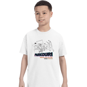 Daily_Deal_Shirts T-Shirts, Youth / XS / White Parkour!