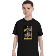 Load image into Gallery viewer, Shirts T-Shirts, Youth / XS / Black Tarot The Lovers
