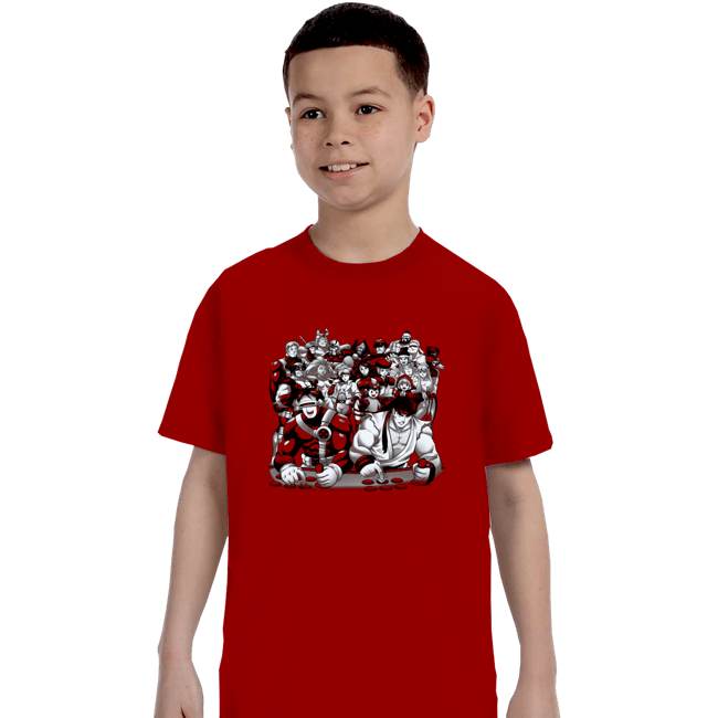 Secret_Shirts T-Shirts, Youth / XS / Red Old Friends