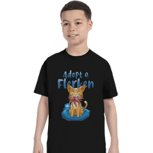 Load image into Gallery viewer, Shirts T-Shirts, Youth / XL / Black Adopt A Flerken
