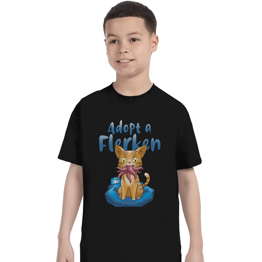 Shirts T-Shirts, Youth / XL / Black Adopt A Flerken