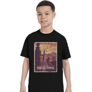 Shirts T-Shirts, Youth / XL / Black The Future Of Moisture Farming