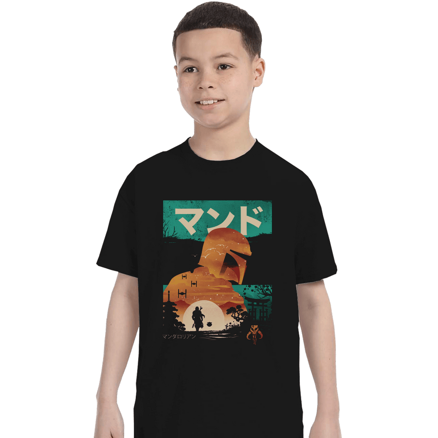 Shirts T-Shirts, Youth / XL / Black Edo Mando