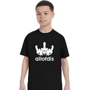 Shirts T-Shirts, Youth / XS / Black Allofdis