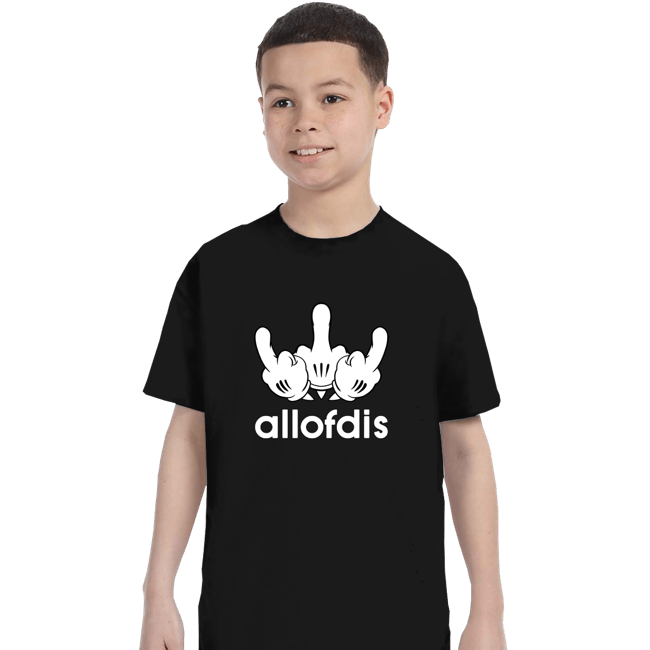 Shirts T-Shirts, Youth / XS / Black Allofdis