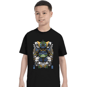 Daily_Deal_Shirts T-Shirts, Youth / XS / Black Samurai Leo