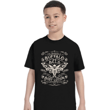Load image into Gallery viewer, Secret_Shirts T-Shirts, Youth / XS / Black Buffalo Bill&#39;s Lotion
