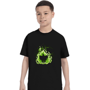 Daily_Deal_Shirts T-Shirts, Youth / XS / Black Book Dragon