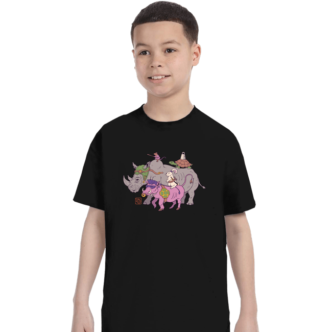 Daily_Deal_Shirts T-Shirts, Youth / XS / Black Mutant Animals