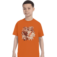 Load image into Gallery viewer, Shirts T-Shirts, Youth / XS / Orange Genshin Impact
