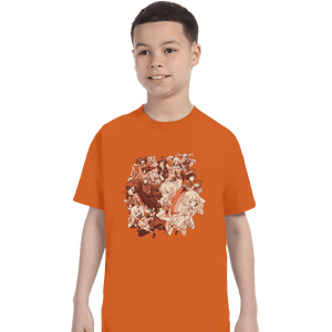 Shirts T-Shirts, Youth / XS / Orange Genshin Impact