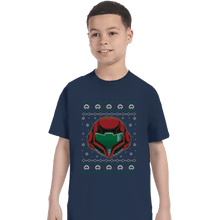 Load image into Gallery viewer, Shirts T-Shirts, Youth / XS / Navy The Larvas Hunter Christmas
