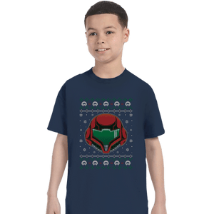 Shirts T-Shirts, Youth / XS / Navy The Larvas Hunter Christmas