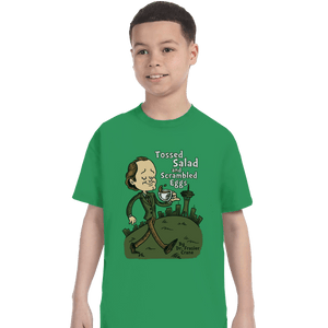 Shirts T-Shirts, Youth / XL / Irish Green Tossed Salad And Scrambled Eggs