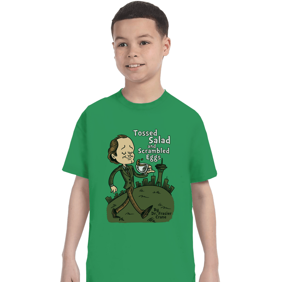 Shirts T-Shirts, Youth / XL / Irish Green Tossed Salad And Scrambled Eggs