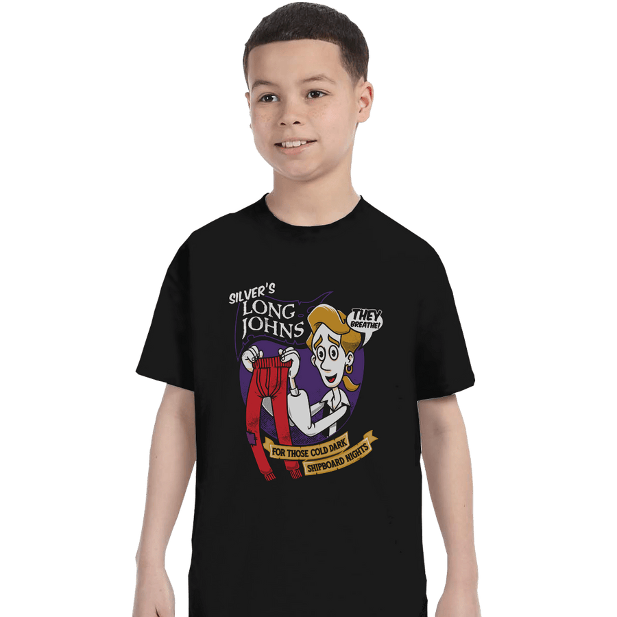 Shirts T-Shirts, Youth / XS / Black Silver's Long Johns