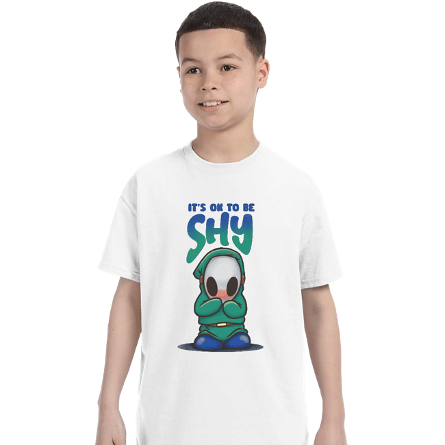 Shirts T-Shirts, Youth / XS / White Shy!